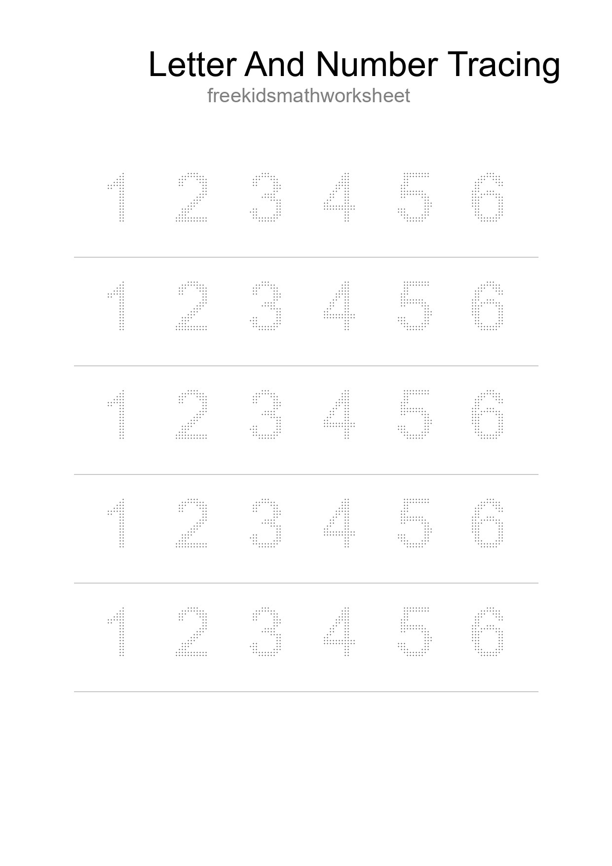 Printable Tracing Worksheet For Kids - Part 197